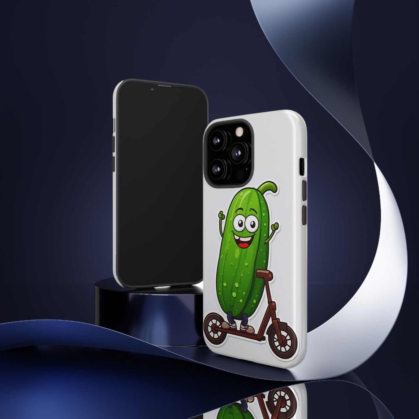 Cucumber on Scooter Tough Case