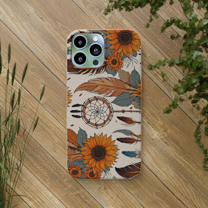 Floral Art Biodegradable Case