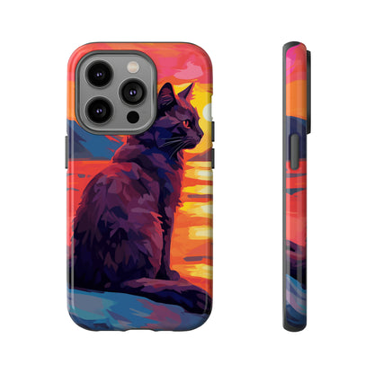 Sunset Cat Tough Case