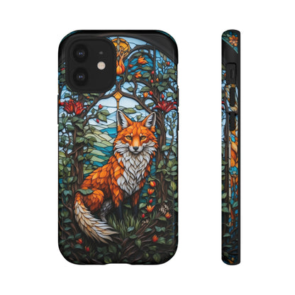 Stained Glass Art of a Fox Tough Case