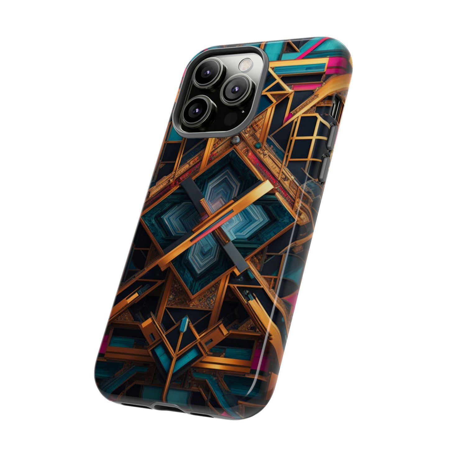 Abstract Tesseract Tough Case