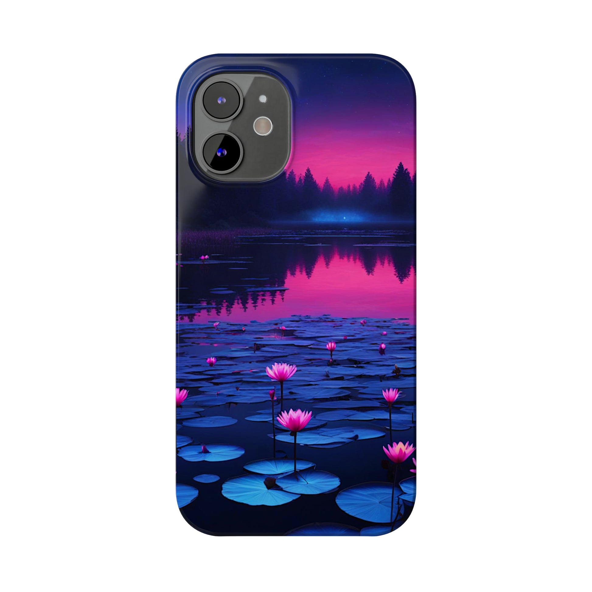 Water Lilies Slim Phone Case - Colorwink