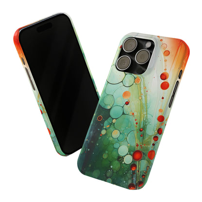 Abstract Shapes Design Slim Phone Case - Colorwink