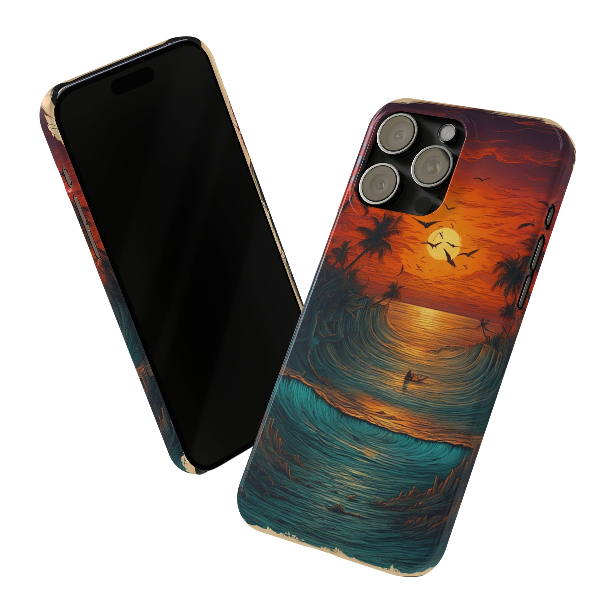 Golden Horizon Slim Case - Colorwink