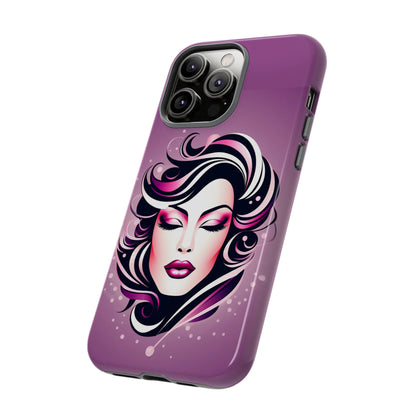 Magenta Lady Tough Case