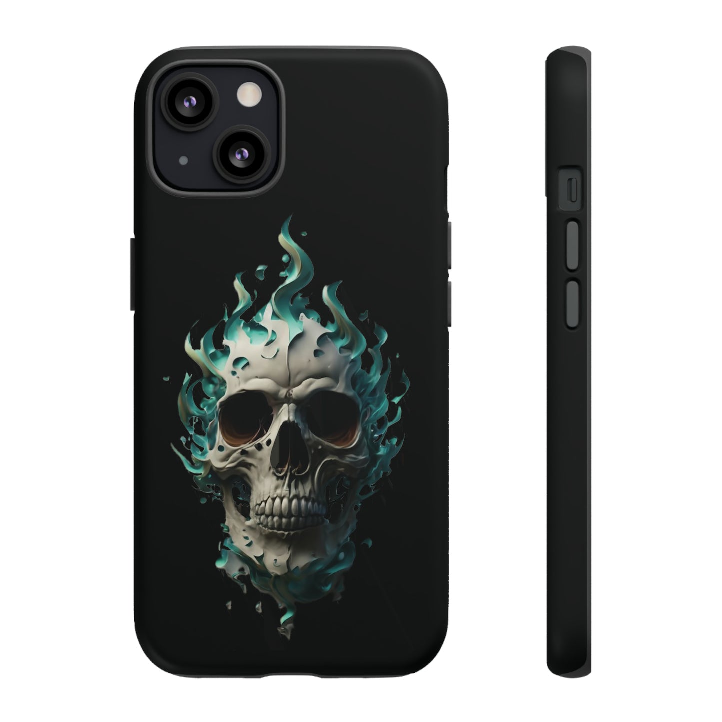 Flaming Skull Tough Case