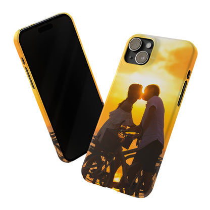 Sunset Kiss Slim Phone Case