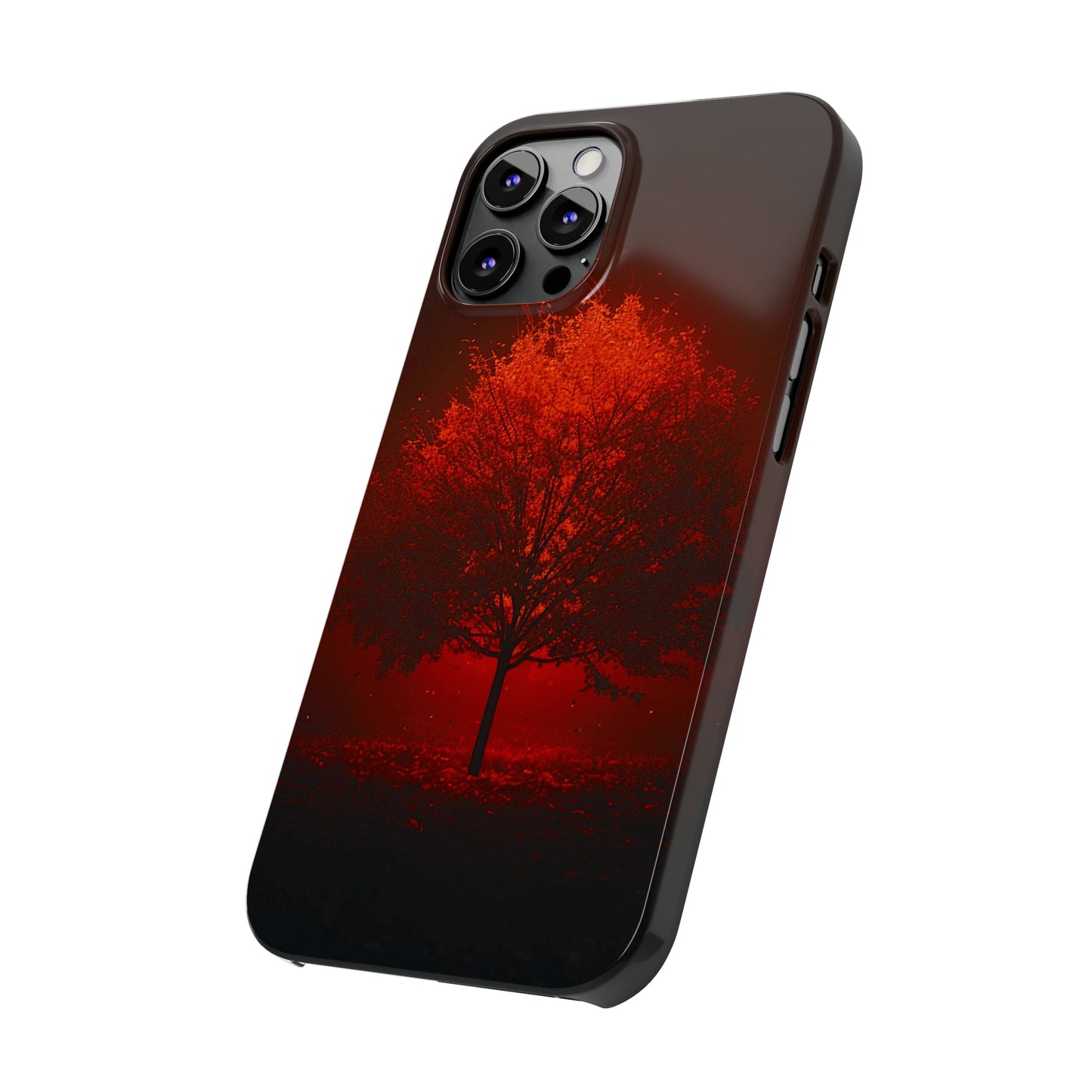 Red Tree Slim Phone Case - Colorwink