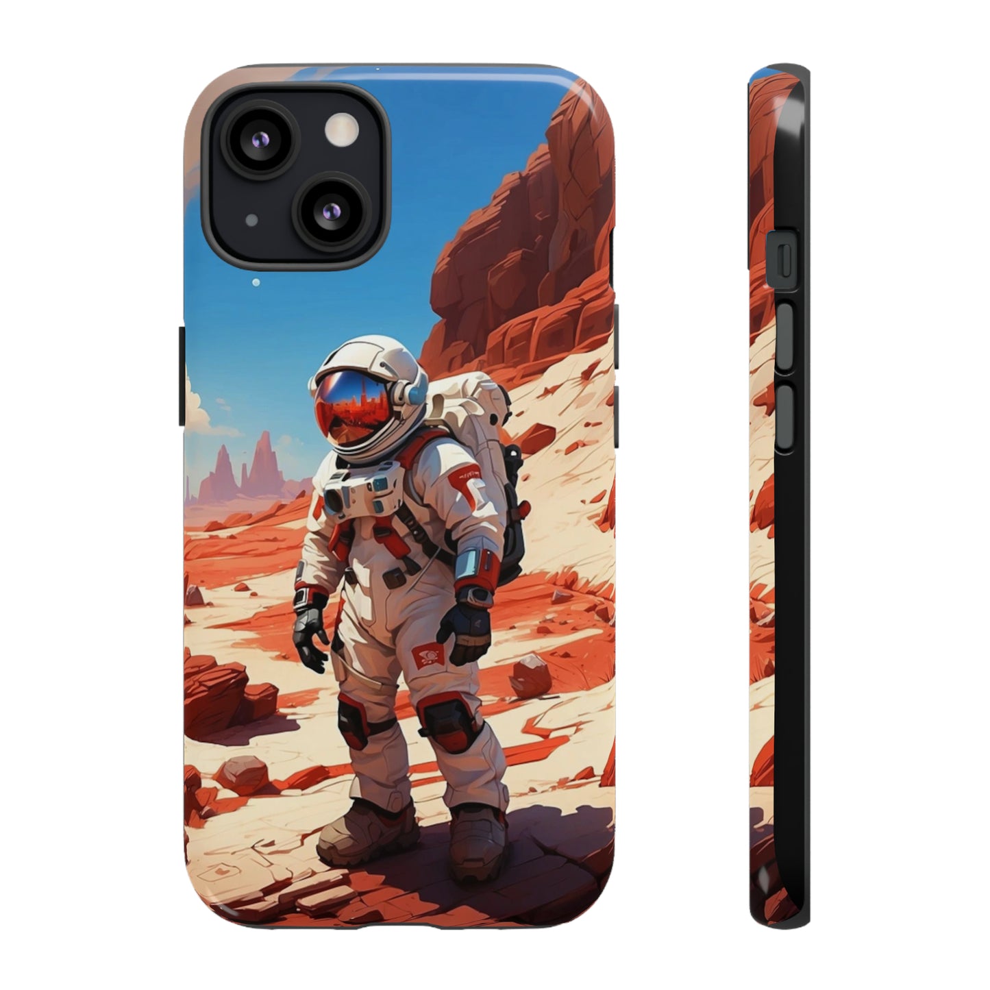 Astronaut on mars Tough Case