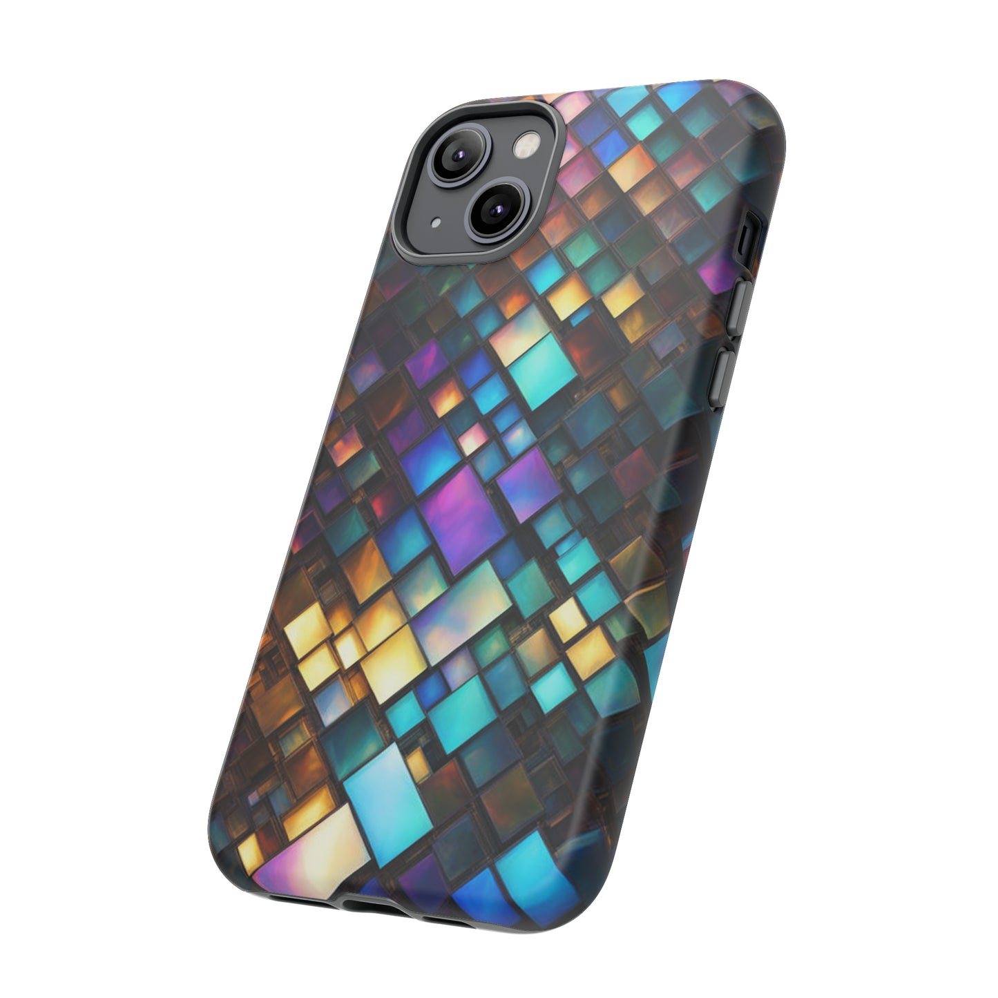 Colored Glass Tiles Tough Case - Colorwink