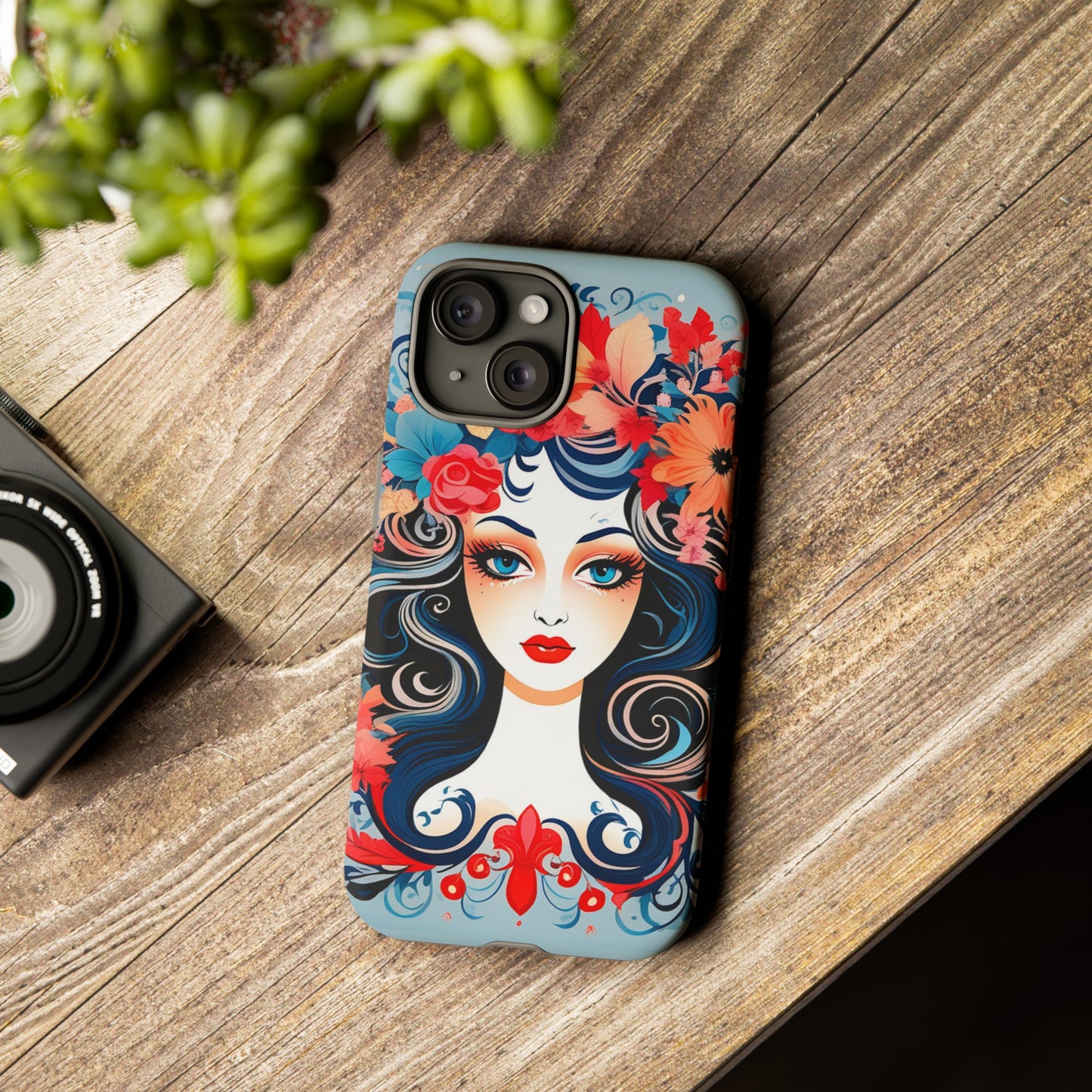 Floral Lady Tough Case