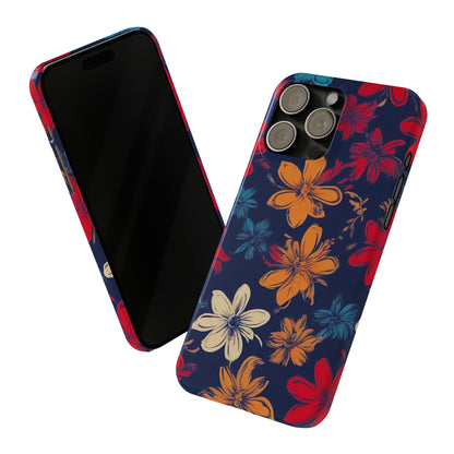 Flower Pattern Slim Phone Case - Colorwink