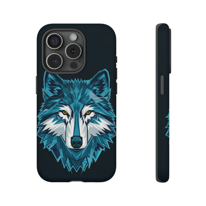 Cubism Wolf Art Tough Case