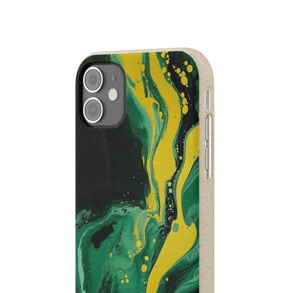 Swirling Shadows Design Biodegradable Case