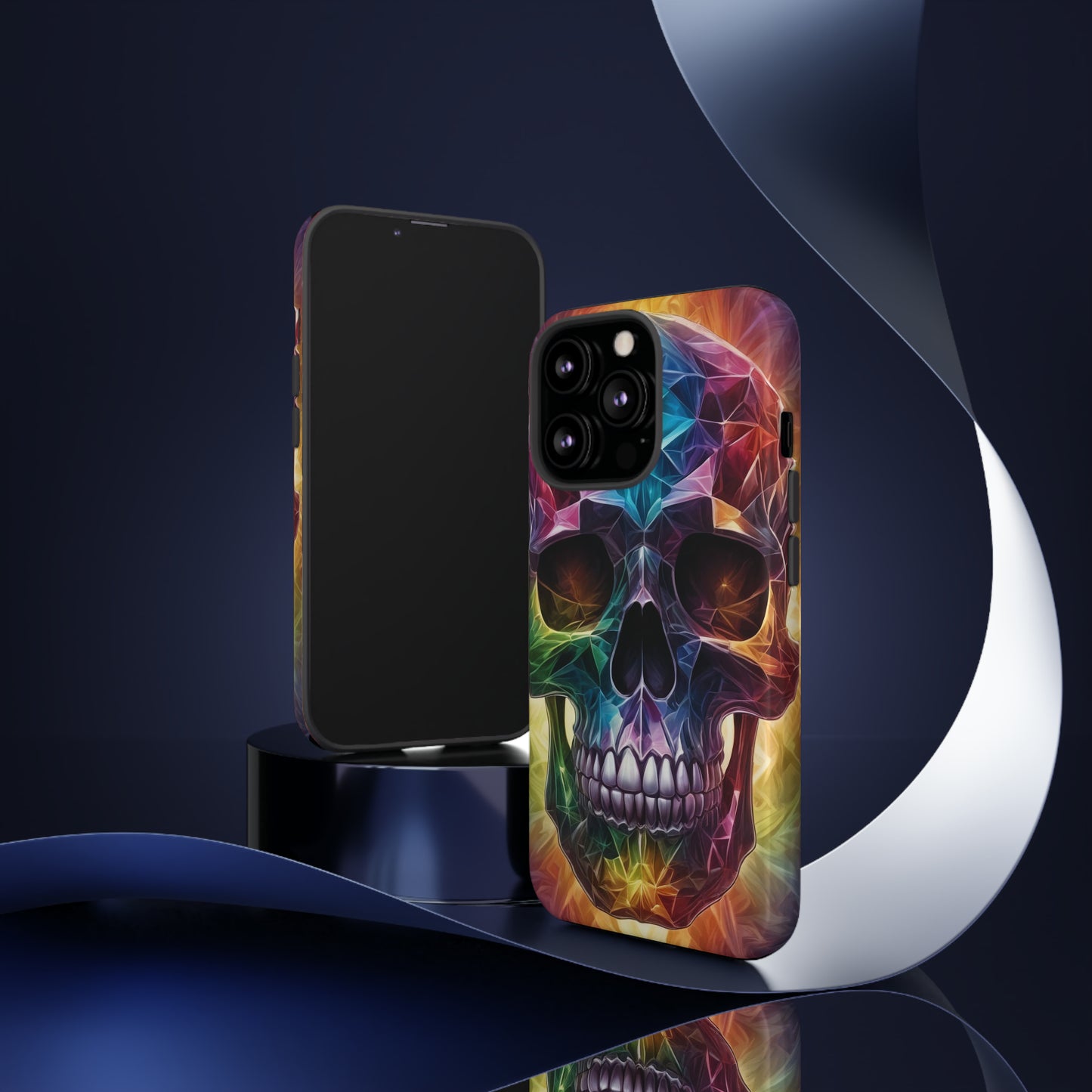 Psychedelic Skull Tough Case