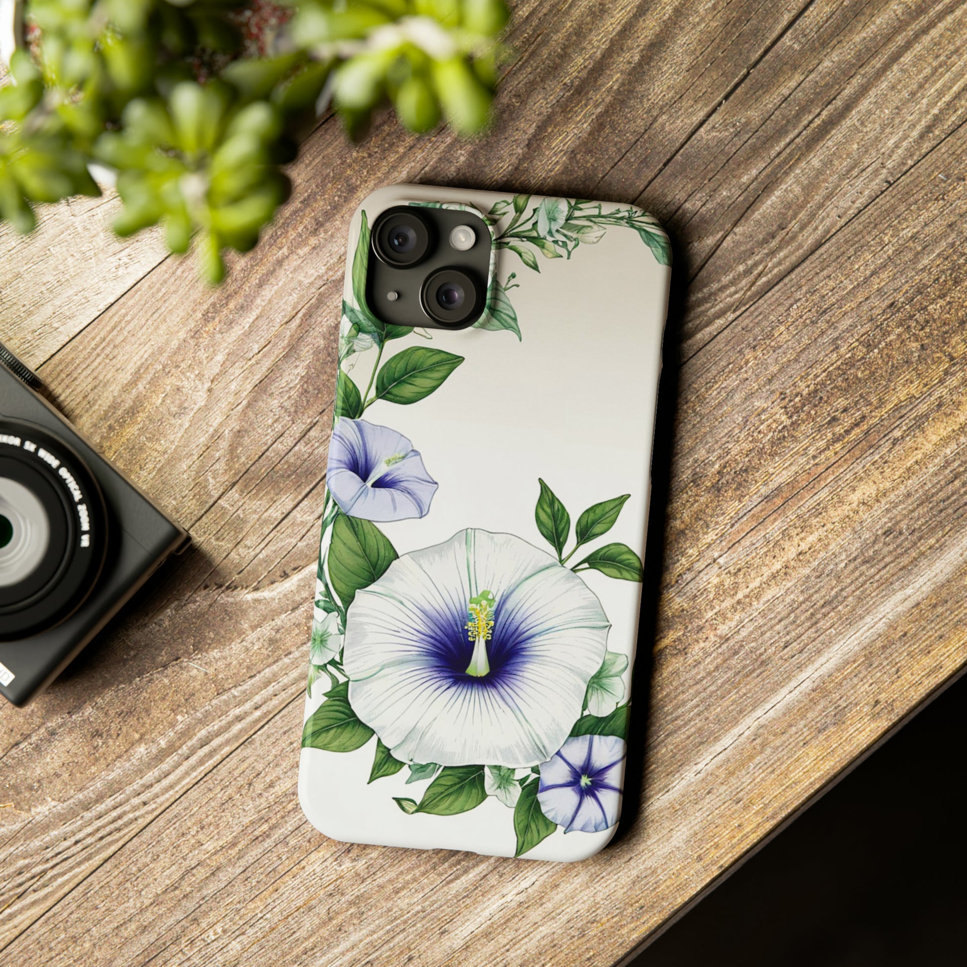 Morning Glory Slim Phone Case - Colorwink