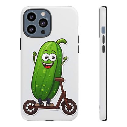 Cucumber on Scooter Tough Case