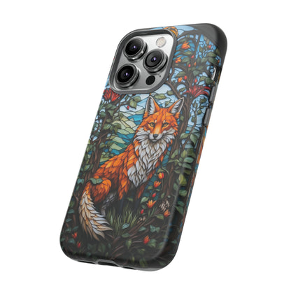 Stained Glass Art of a Fox Tough Case