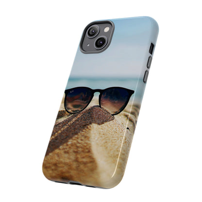 Sunglass on Beach Tough Case