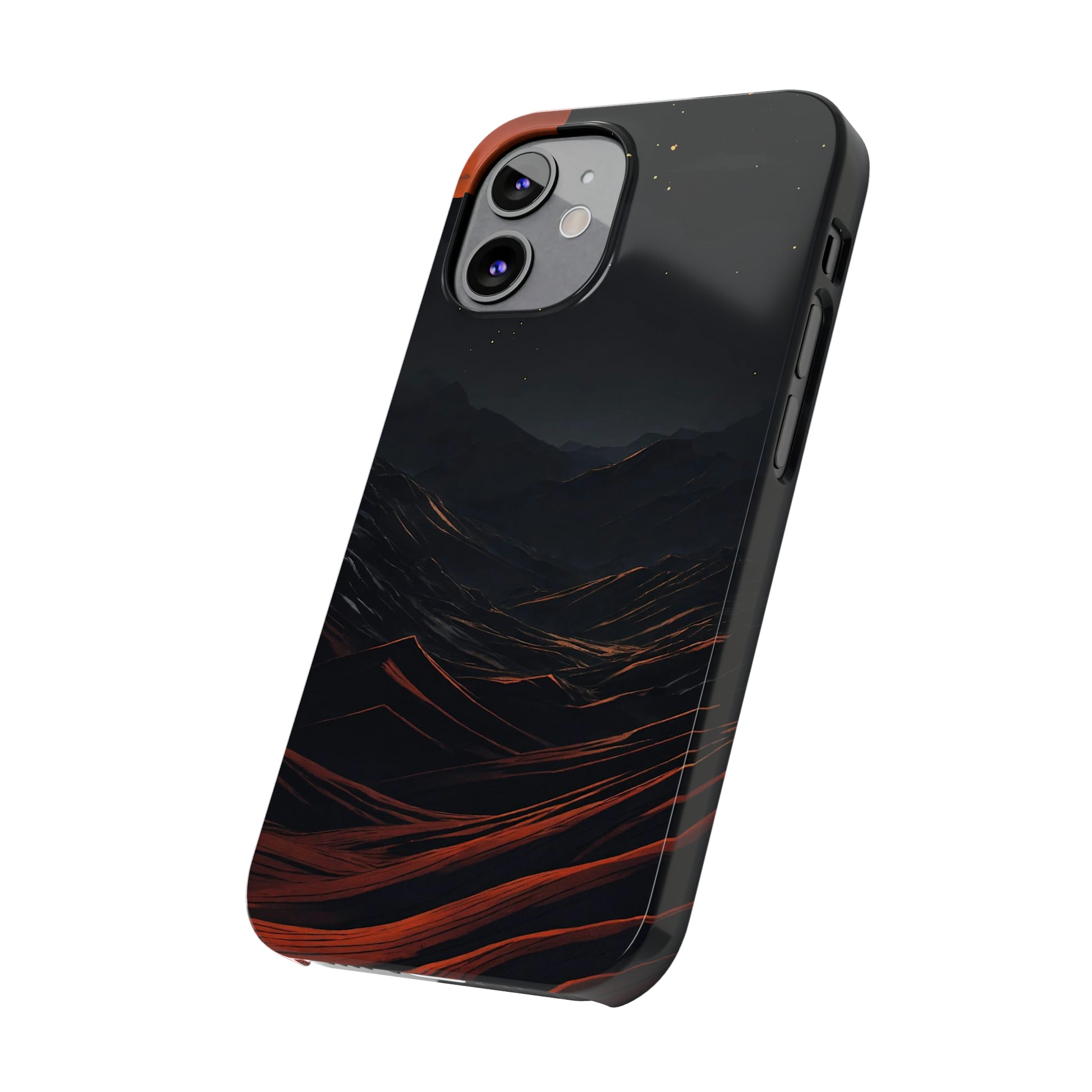 Dramatic Background Flat Slim Case - Colorwink