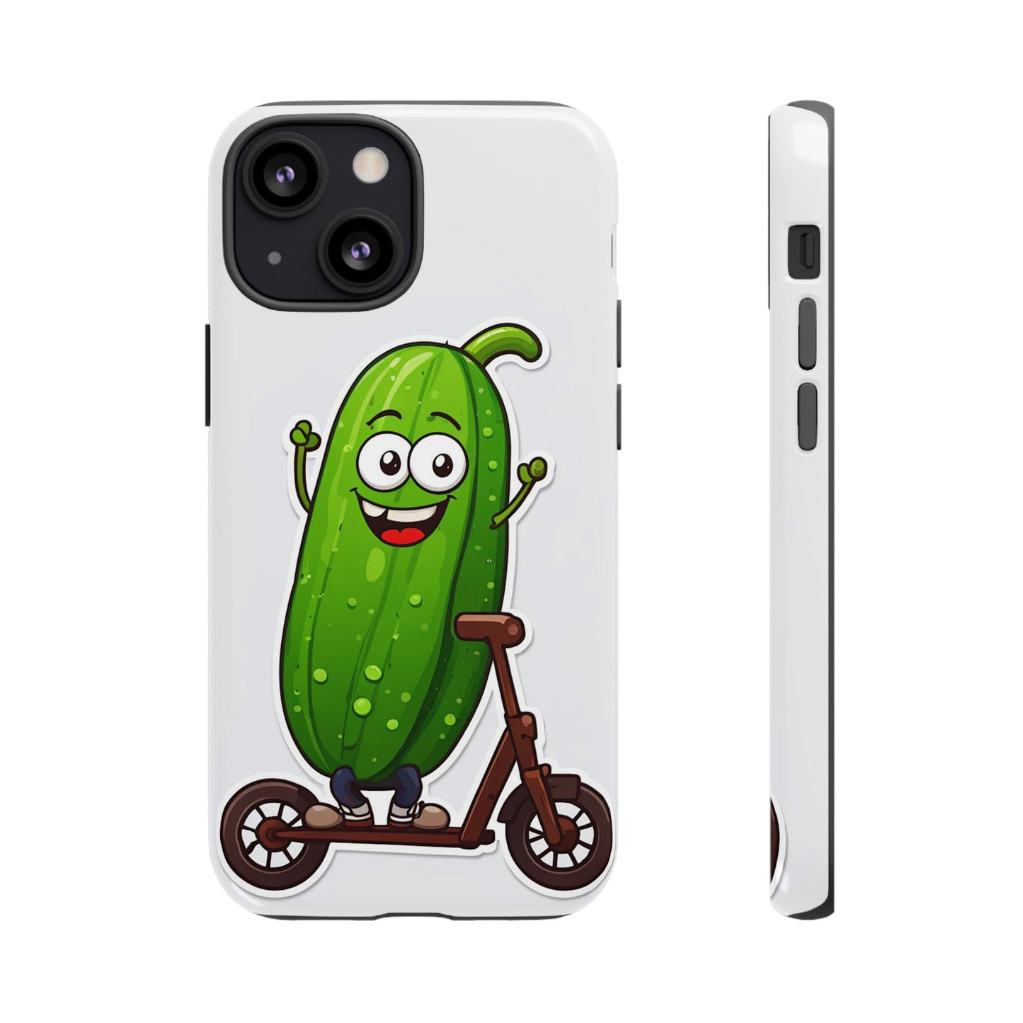 Cucumber on Scooter Tough Case