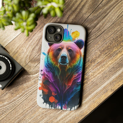 Trippy Bear Tough Case - Colorwink