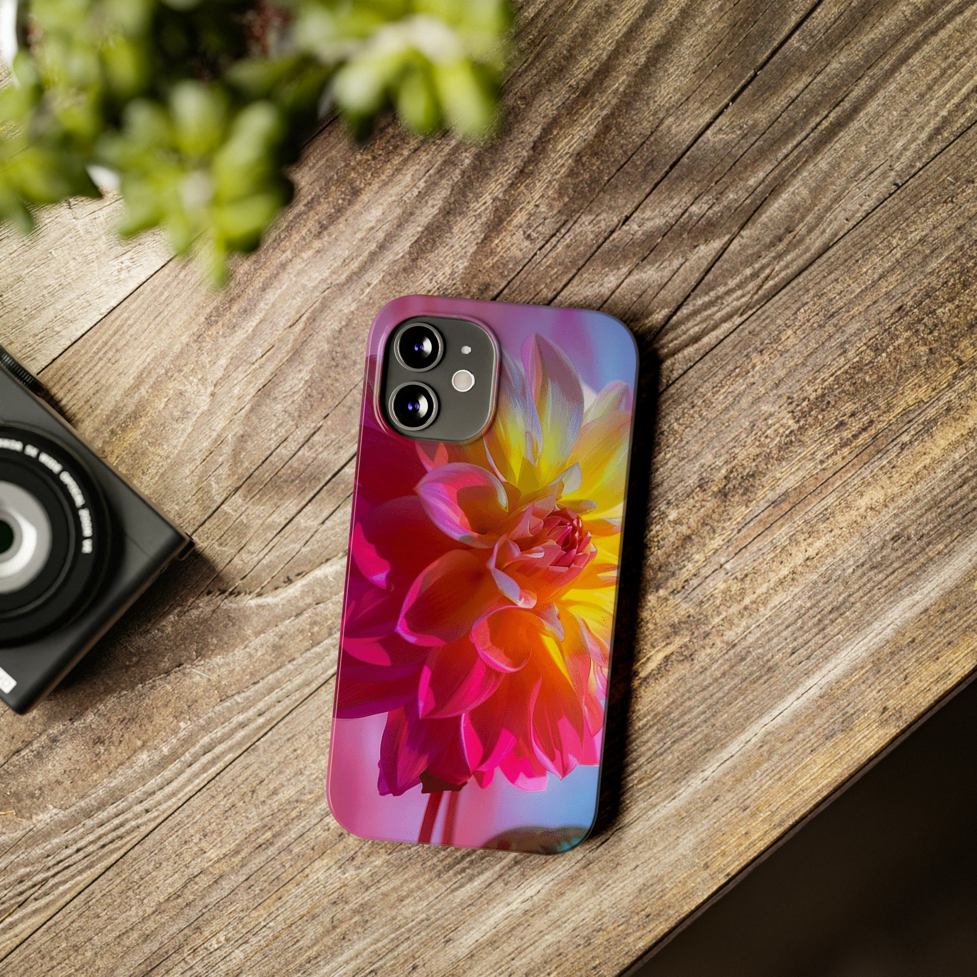 Floral Design Slim Phone Case - Colorwink