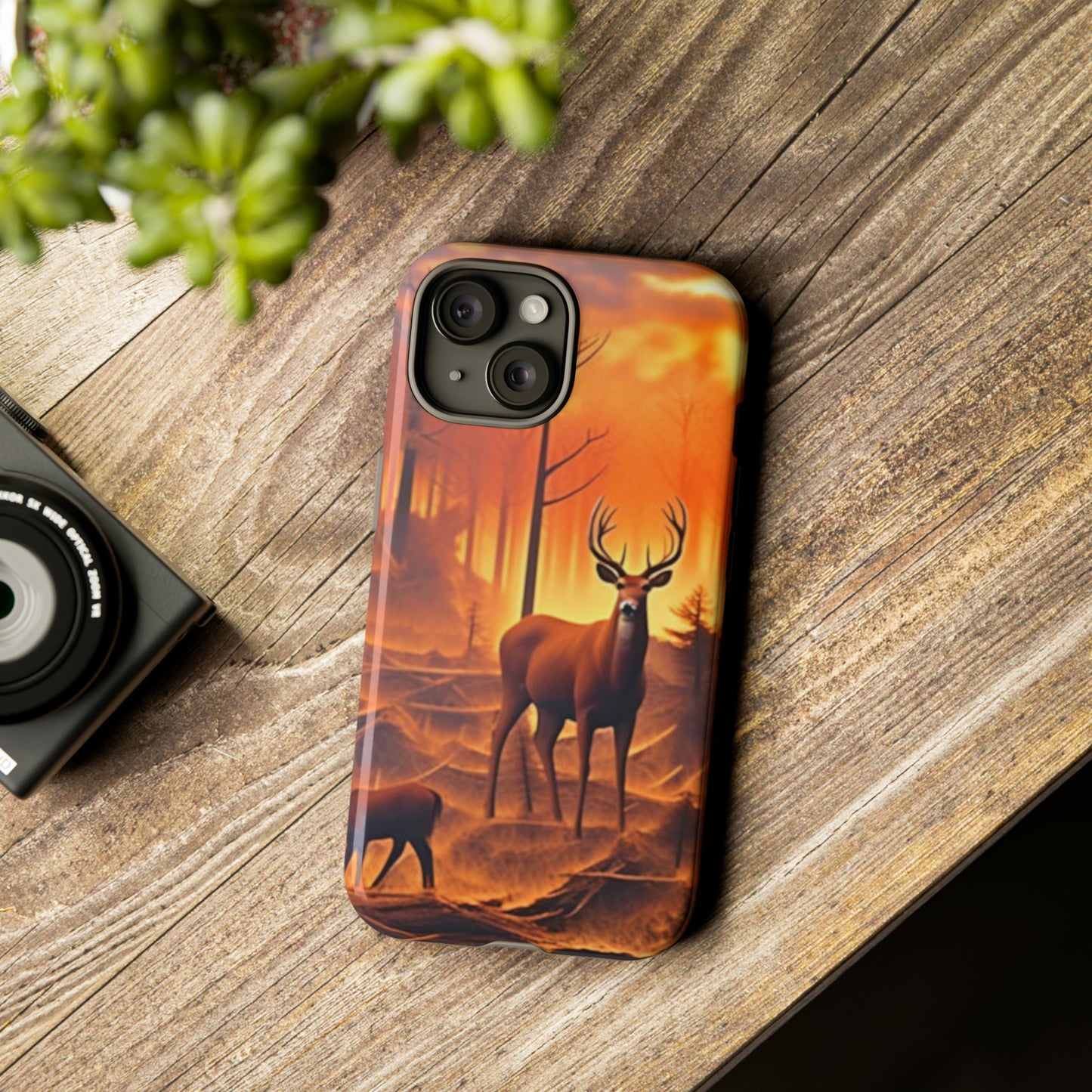 Deer Painting Tough Case