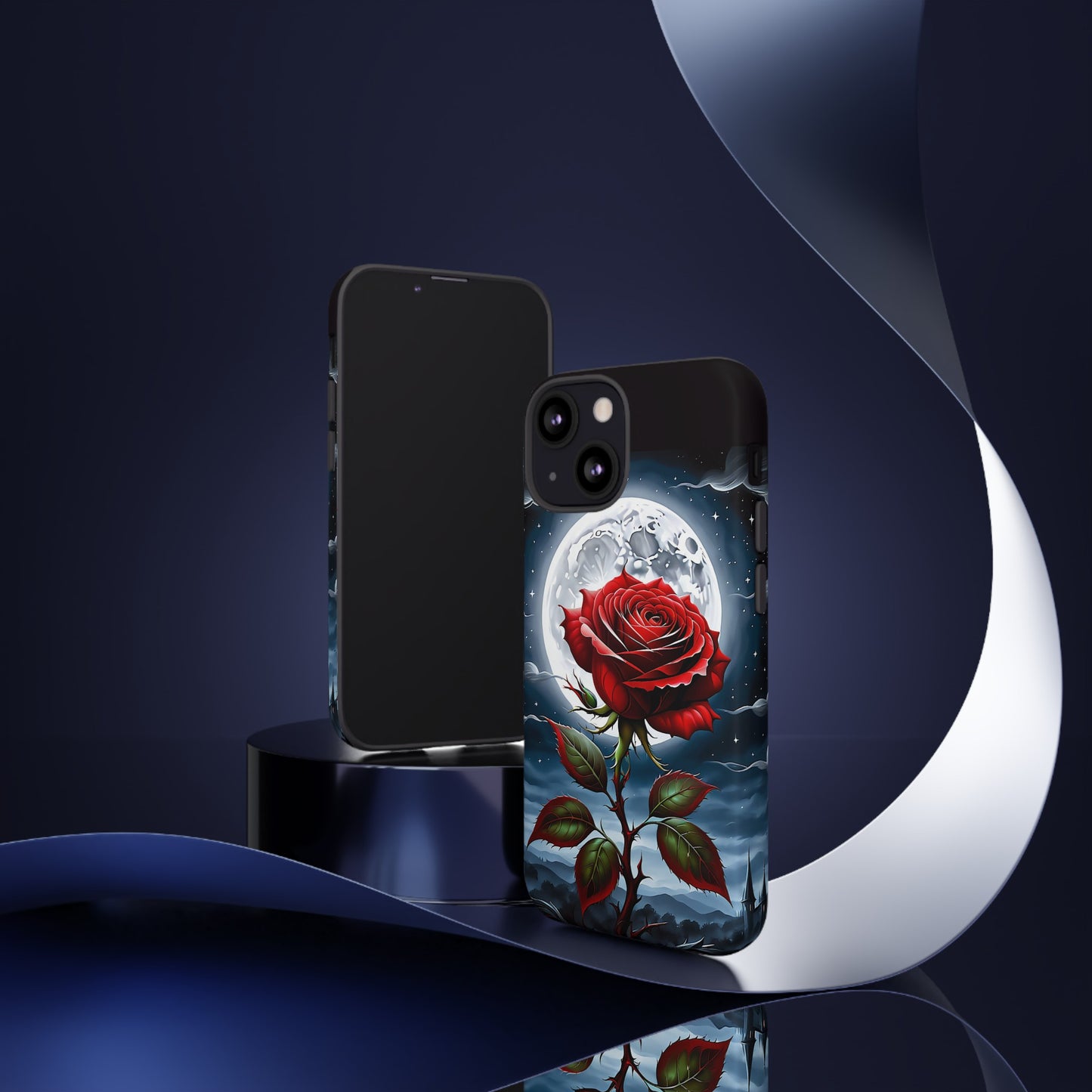 Moonlit Rose Tough Case