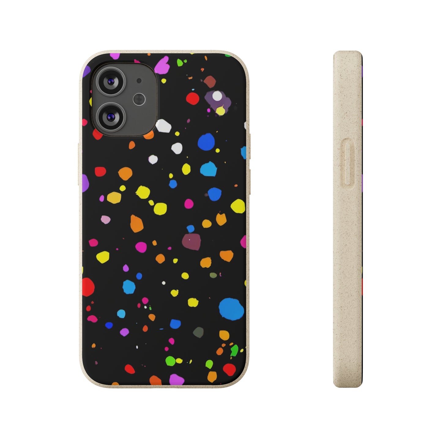 Colorful Dot Parade Biodegradable Case