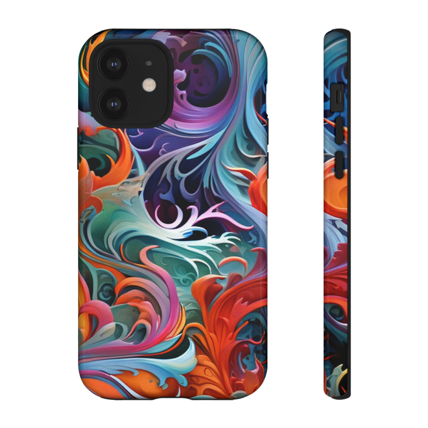 Spiral Paint Art Pattern Tough Case