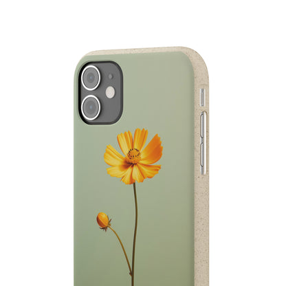 Lone Flower Biodegradable Case