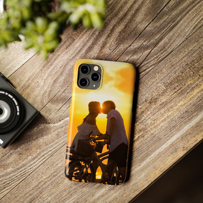 Sunset Kiss Slim Phone Case