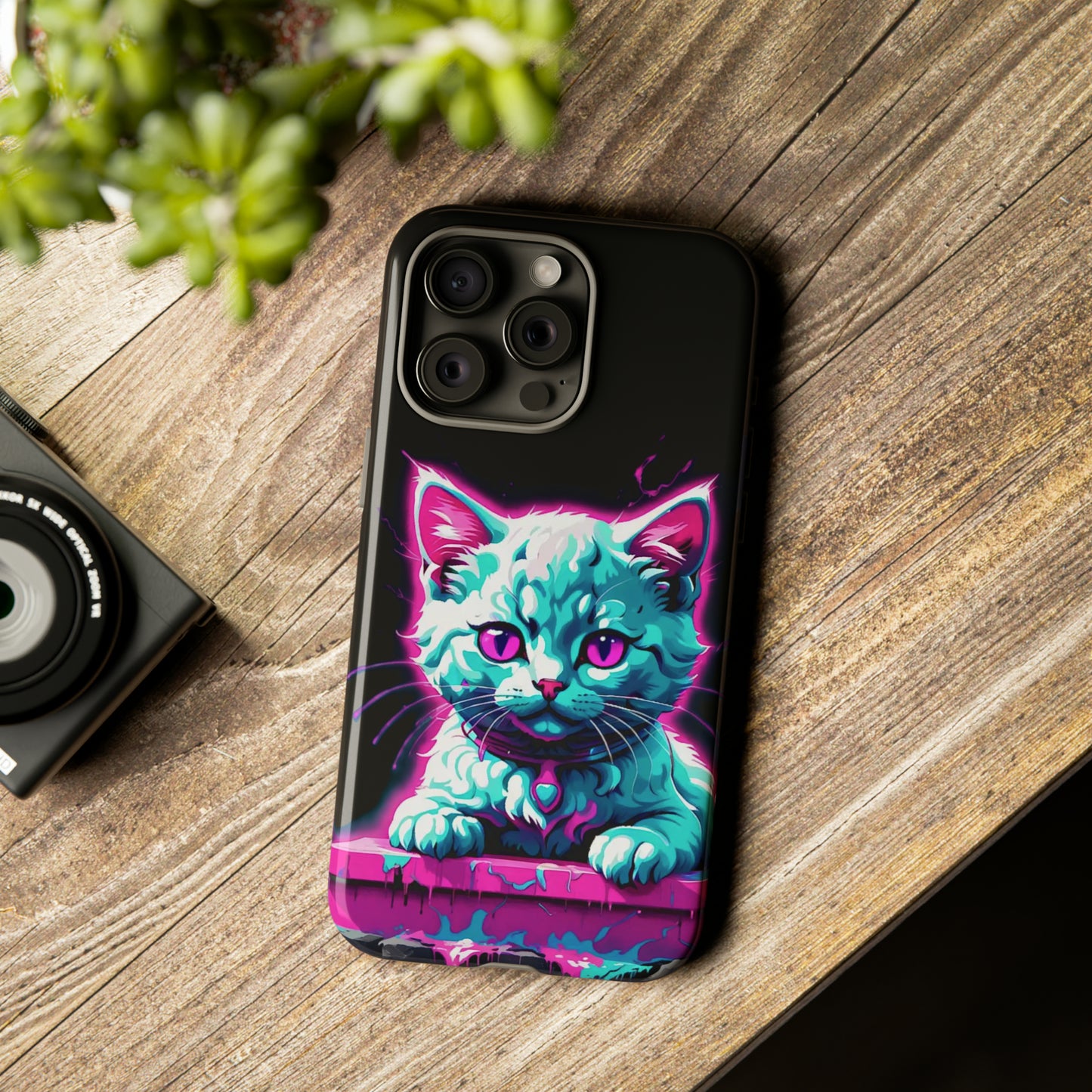 Neon Cat Tough Case