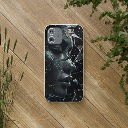 Fractured Glass art Biodegradable Case