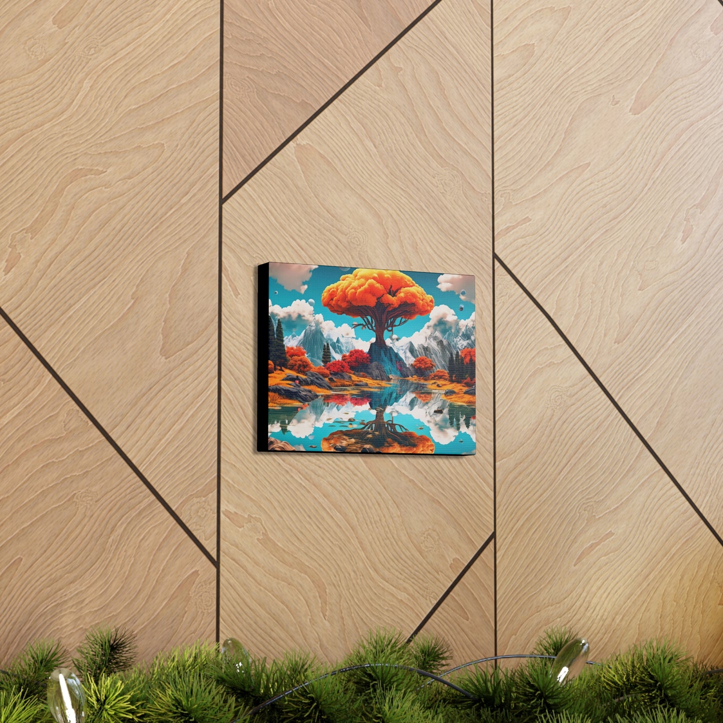 Lake tree Canvas