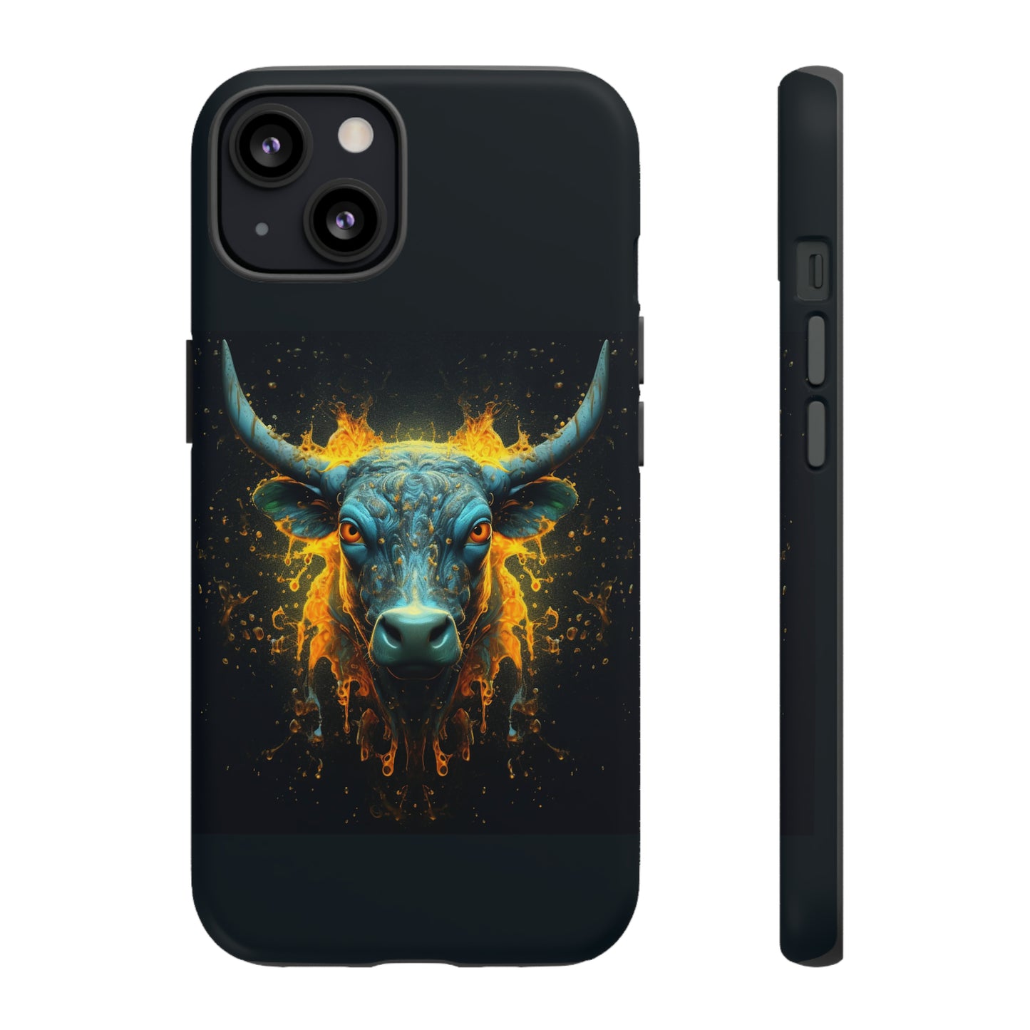 Bull Face Yellow Tough Case