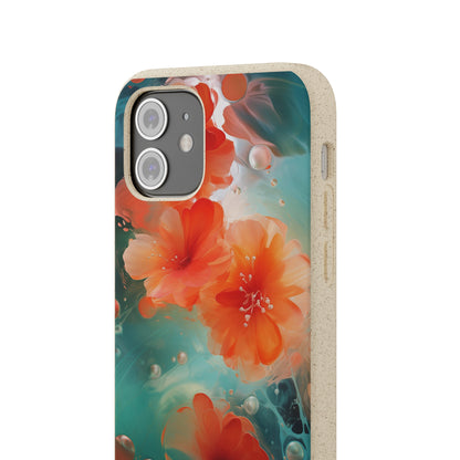 Flower painting Biodegradable Case