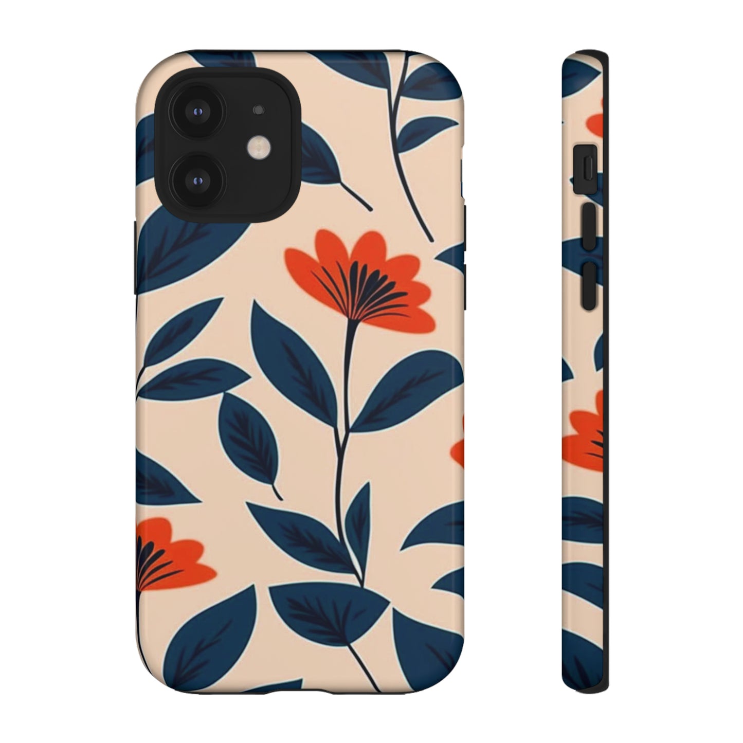 Floral Pattern Tough Case