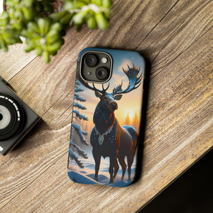 Winter Moose Tough Case