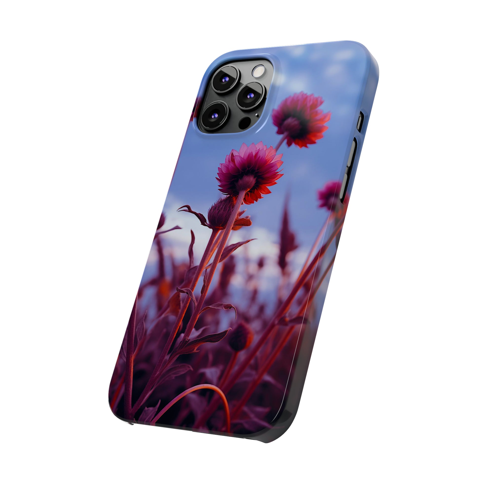 Violet Flower Slim Phone Case - Colorwink