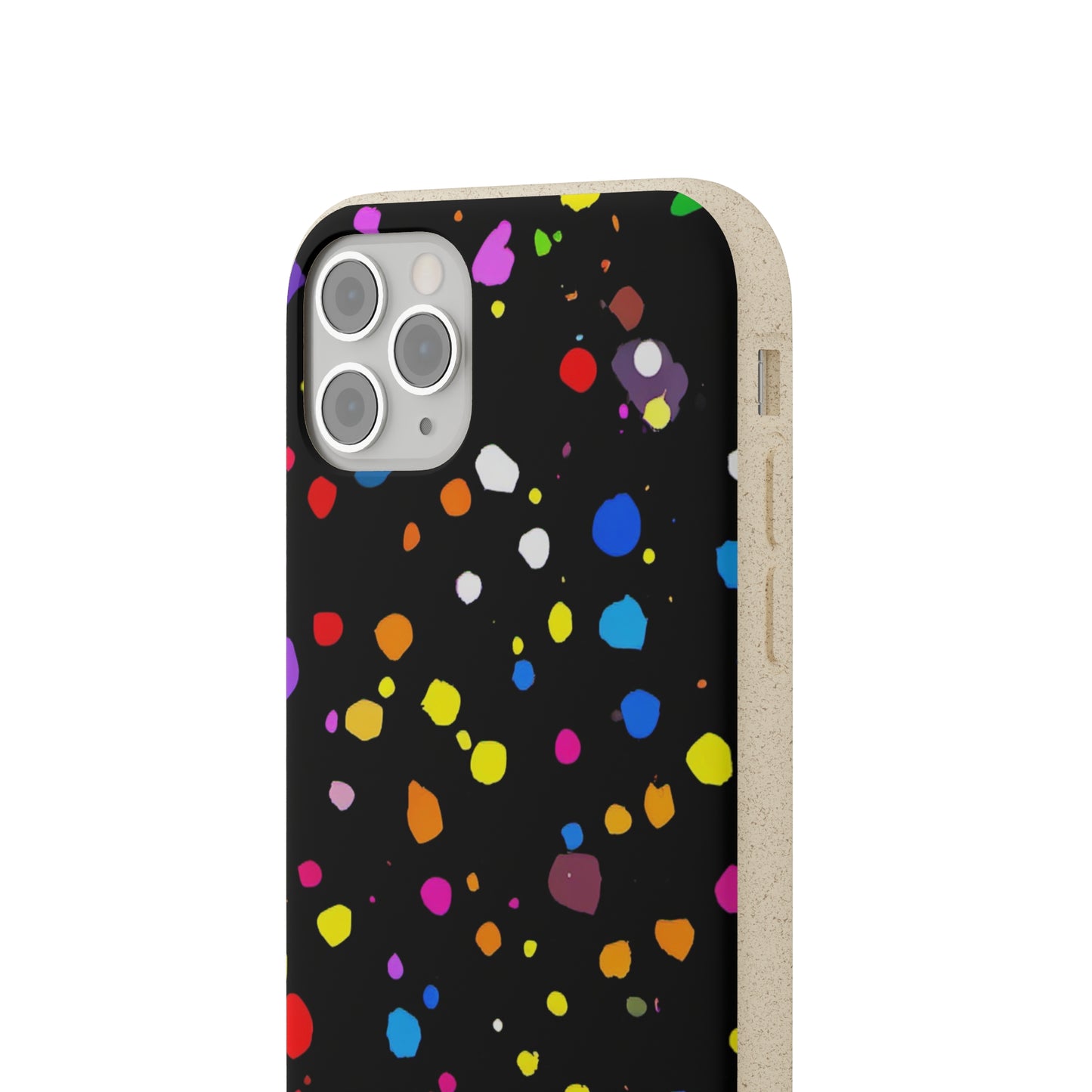 Colorful Dot Parade Biodegradable Case