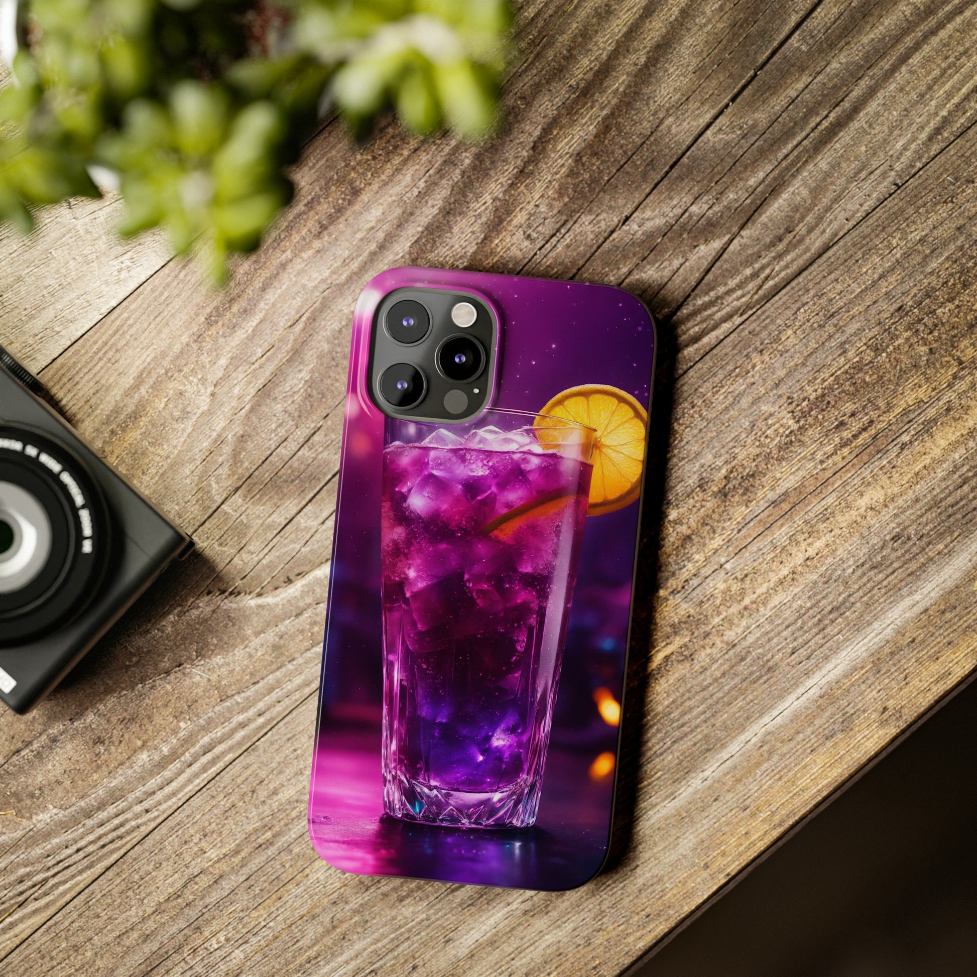 Purple Drink Slim Phone Case - Colorwink