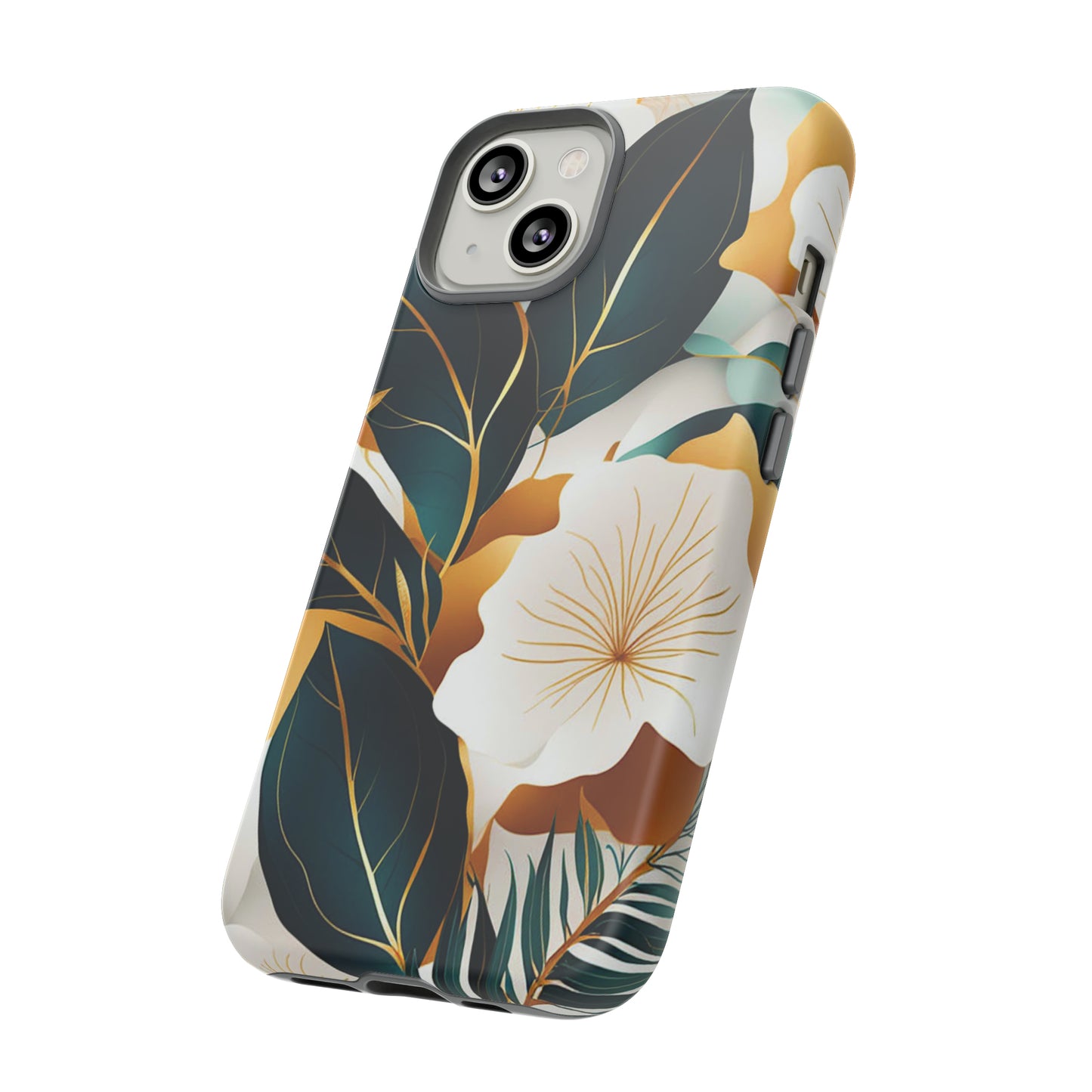 White Flowers Art Tough Case