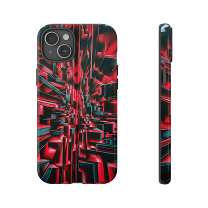 Red Illusion Art  Pattern Tough Case