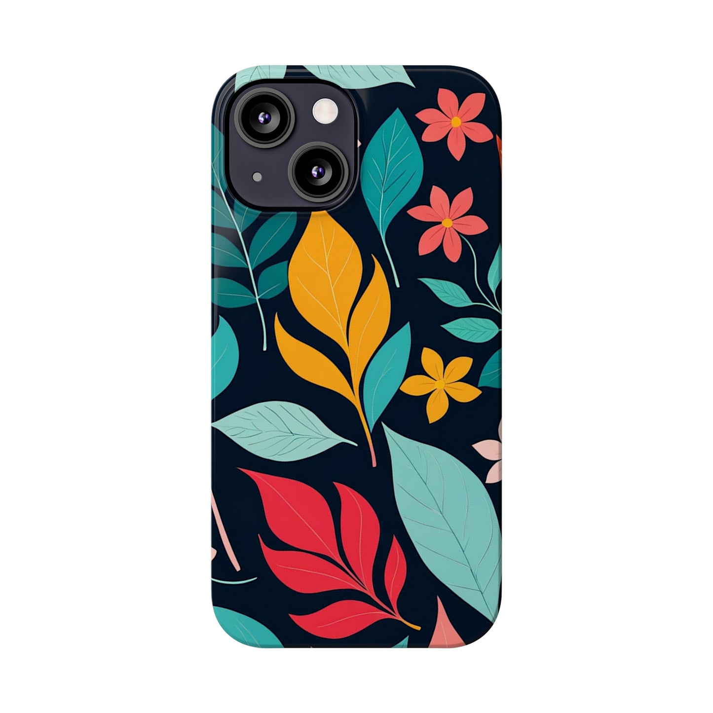 Flower Leaf Slim Phone Case