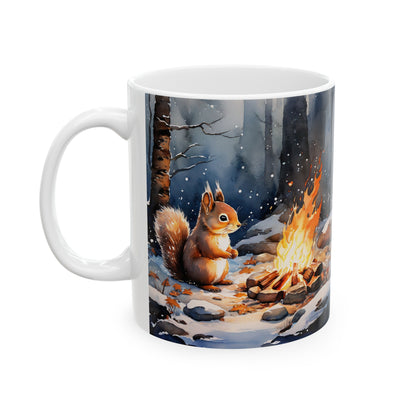 Hare Bonfire Coffee Mug