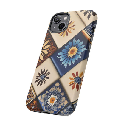 Floral Tiles Tough Case