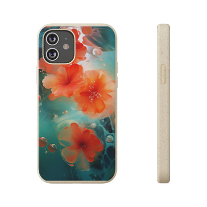 Flower painting Biodegradable Case