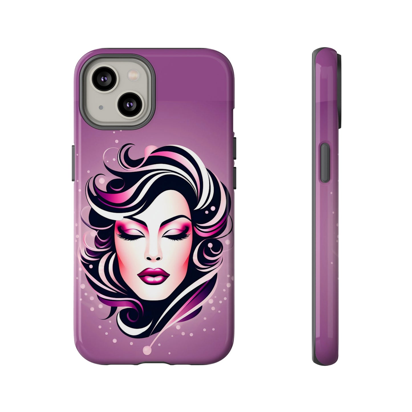 Magenta Lady Tough Case